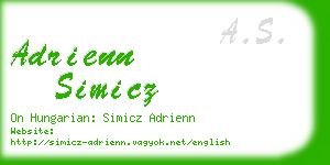 adrienn simicz business card